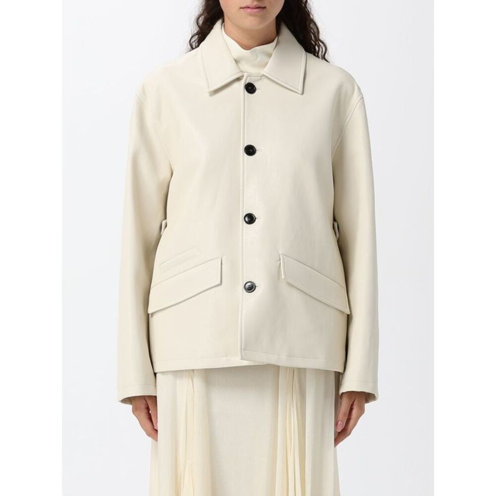 Eleh Women Viscose Blend Shirt Jacket Eleh With Flap Pockets